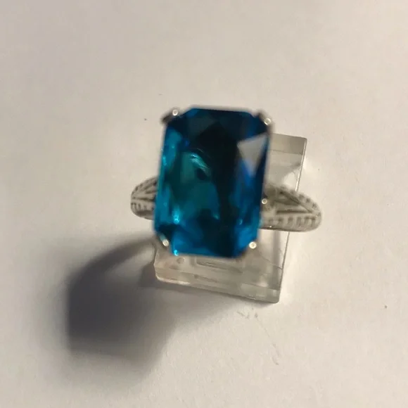 London Blue Topaz 925 Sterling Silver Ring